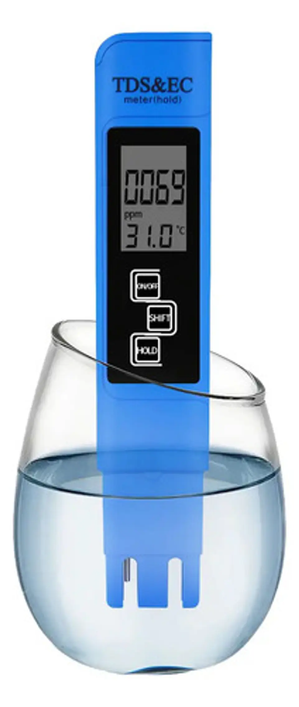Medidor TDS y EC Conductividad Calidad Agua Temperatura 3 En 1 1
