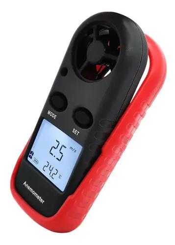 Anemómetro Y Termómetro Medidor Gm816 Velocidad Del Viento 8