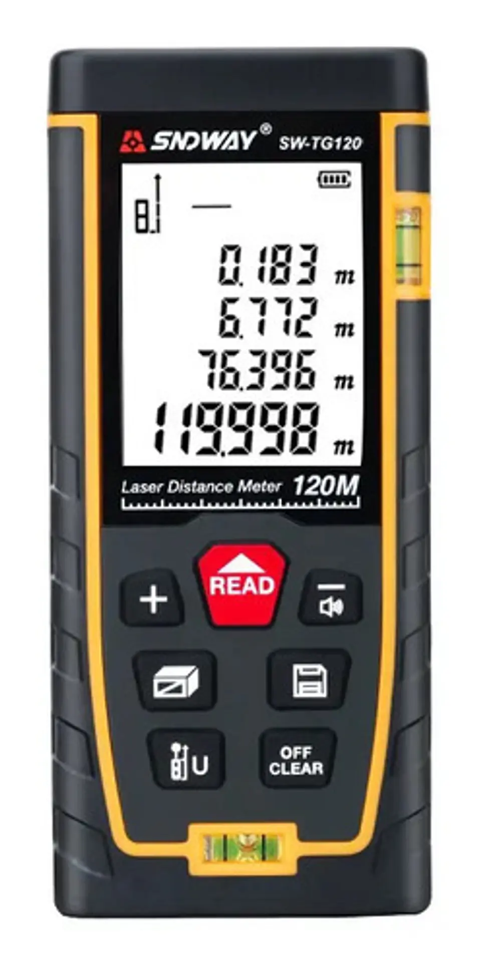 Medidor de Distancia Láser 120m Sndway SW-TG120 Distanciómetro 1