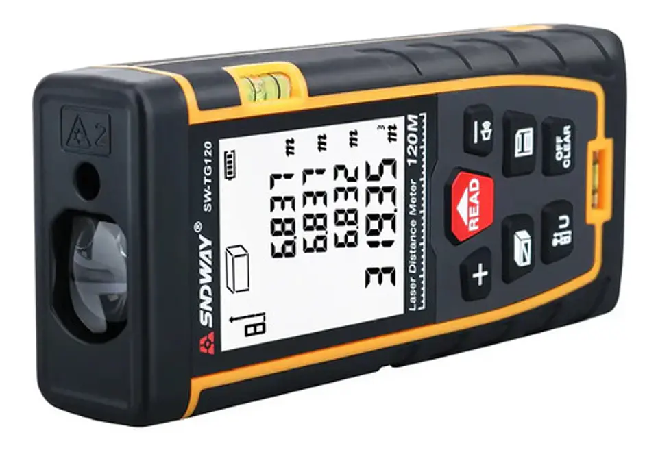 Medidor de Distancia Láser 120m Sndway SW-TG120 Distanciómetro 2