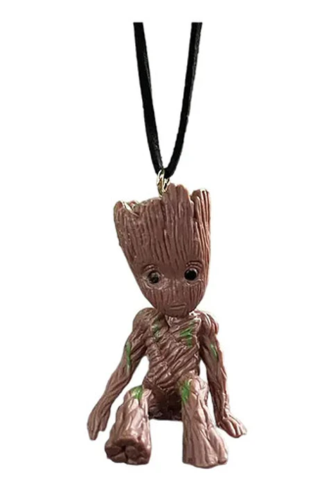Figura Colgante 3d Groot Adolescente Sentado Decorativo Auto