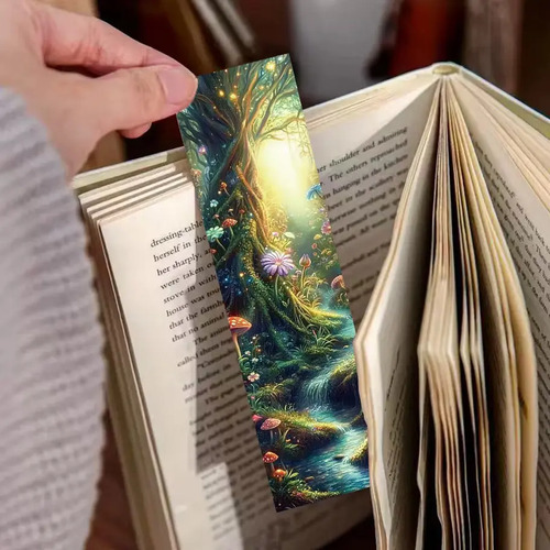 Set 30 Marcador De Página Bosques De Fantasía Árboles 4