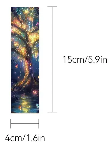 Set 30 Marcador De Página Bosques De Fantasía Árboles 8