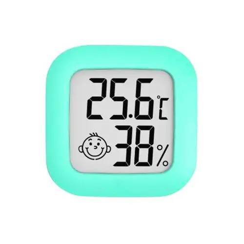 Termómetro E Higrómetro Digital Ambiente Bebes Smiley Verde 1
