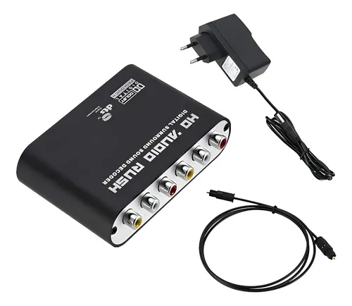 Conversor De Audio Dac 5.1 Digital A Analógico Spdif Coaxial 1