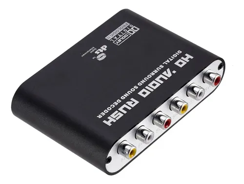 Conversor De Audio Dac 5.1 Digital A Analógico Spdif Coaxial 5