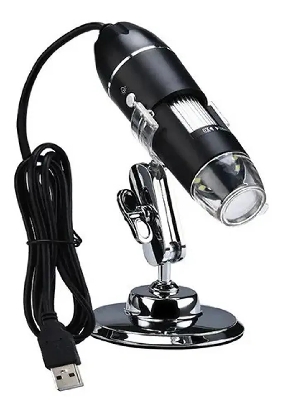 Microscopio Digital USB 1600x 8 Leds PC 1