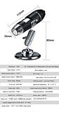 Microscopio Digital USB 1600x 8 Leds PC - Miniatura 2