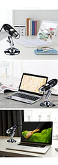 Microscopio Digital USB 1600x 8 Leds PC - Miniatura 3