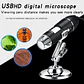 Microscopio Digital USB 1600x 8 Leds PC - Miniatura 5