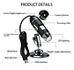 Microscopio Digital USB 1600x 8 Leds PC - Miniatura 10