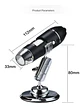 Microscopio Digital USB 1600x 8 Leds PC - Miniatura 11