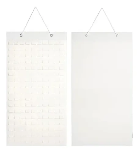 Organizador Exhibidor Para 96 Pins Broches Metalicos Blanco 1