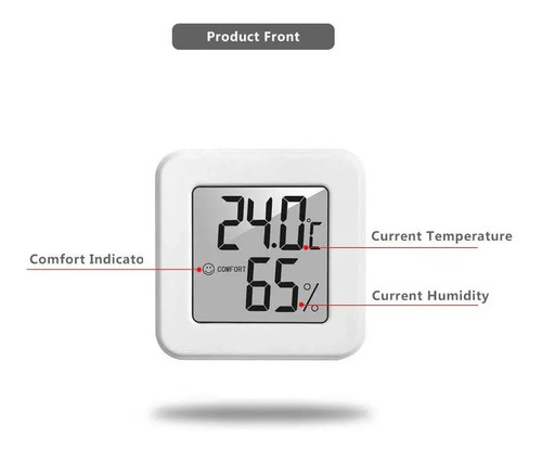 Mini Termómetro E Higrómetro Digital Ambiente Interior 4.5cm 3
