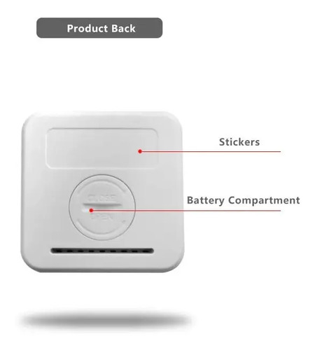 Mini Termómetro E Higrómetro Digital Ambiente Interior 4.5cm 4