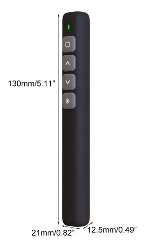 Presentador Diapositivas Puntero Láser Pen Slide Negro Ppt 7