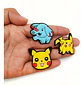 Set 20 Charms Compatibles con Crocs Bamers Pokemon Goma - Miniatura 2