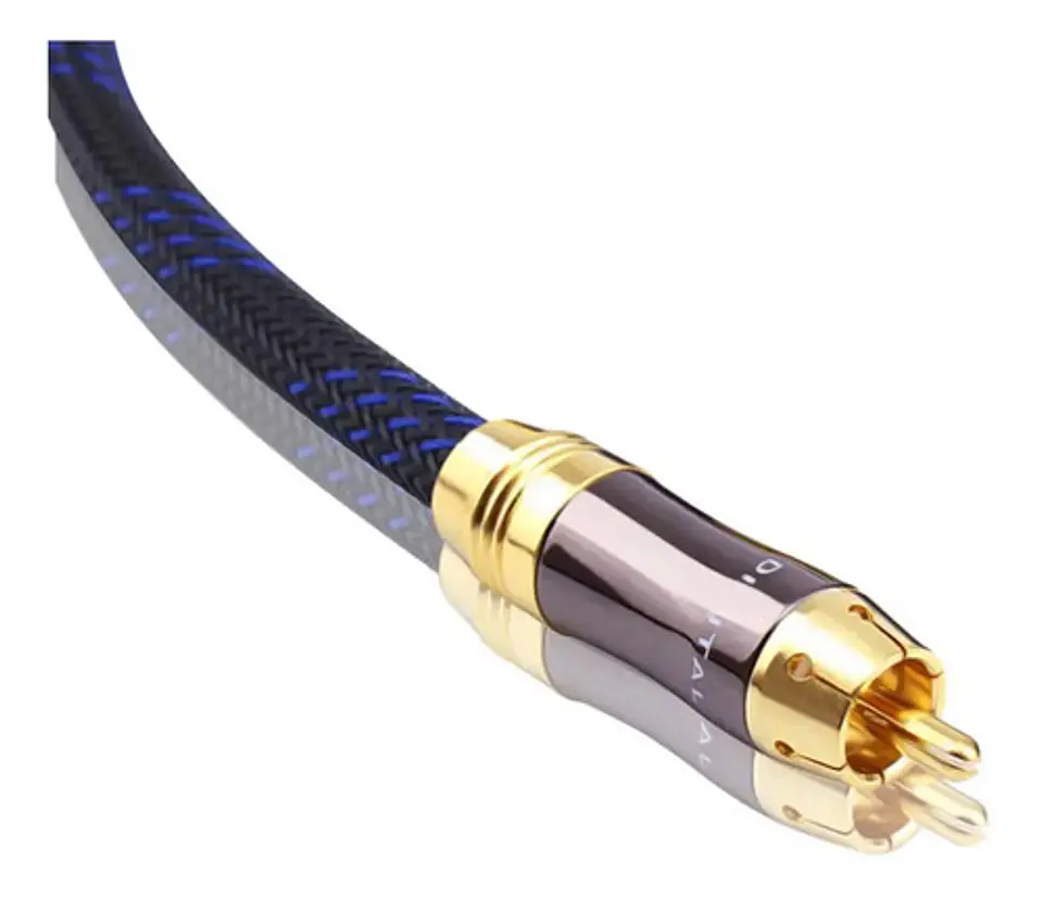 Cable RCA para Subwoofer 3m Blindado Audio Hifi 300cm 2