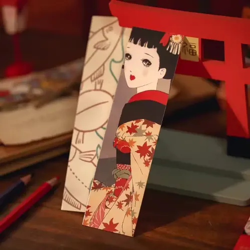 Set 30 Marcador De Página Libro Estilo Japonés Vintage Retro 6