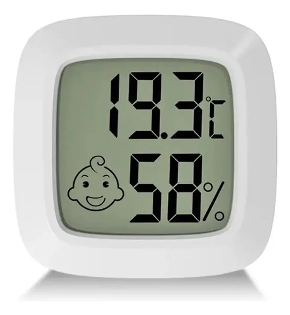 Mini Termómetro e Higrómetro Digital con Imán Ambiente Bebes 1