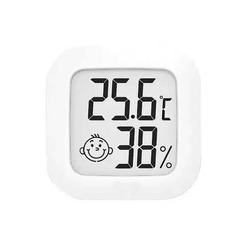 Mini Termómetro E Higrómetro Digital Smiley Ambiental Bebes