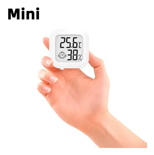 Mini Termómetro E Higrómetro Digital Smiley Ambiental Bebes 2