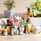 Set 9 Figuras Digimon Adventure Agumon Gabumon Piyomon - Miniatura 3