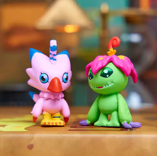 Set 9 Figuras Digimon Adventure Agumon Gabumon Piyomon 5