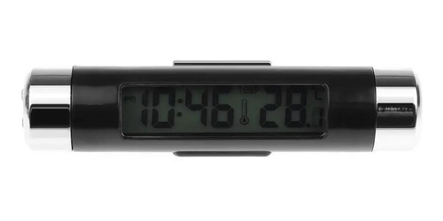 Termómetro Y Reloj Digital Para Vehículo Interior Luz Azul 2