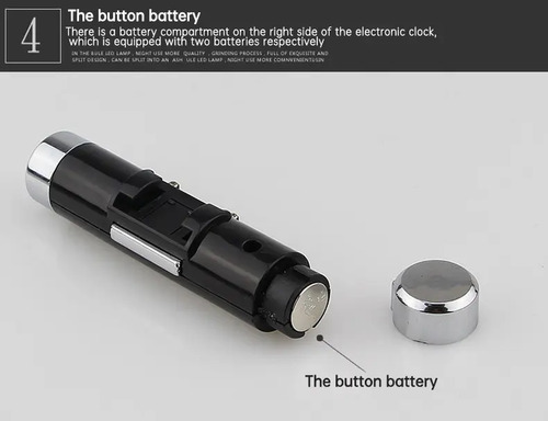 Termómetro Y Reloj Digital Para Vehículo Interior Luz Azul 6