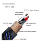 Cable Rca Estéreo 3 Metros Blindado Audio Hifi Receiver Sub - Miniatura 5