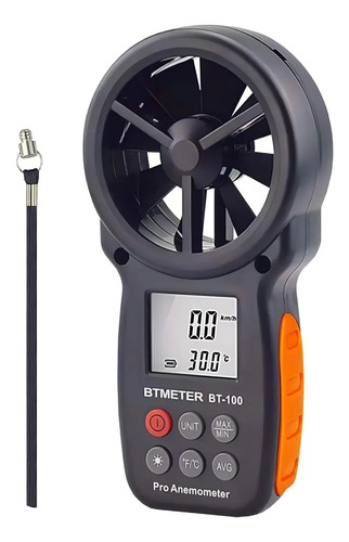 Anemómetro Y Termómetro Pro Bt-100 Medidor Velocidad Viento 2