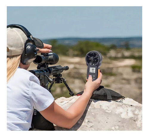 Anemómetro Y Termómetro Pro Bt-100 Medidor Velocidad Viento 4