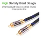 Cable RCA para Subwoofer en Y Blindado 3 Metros Audio Hifi  - Miniatura 3