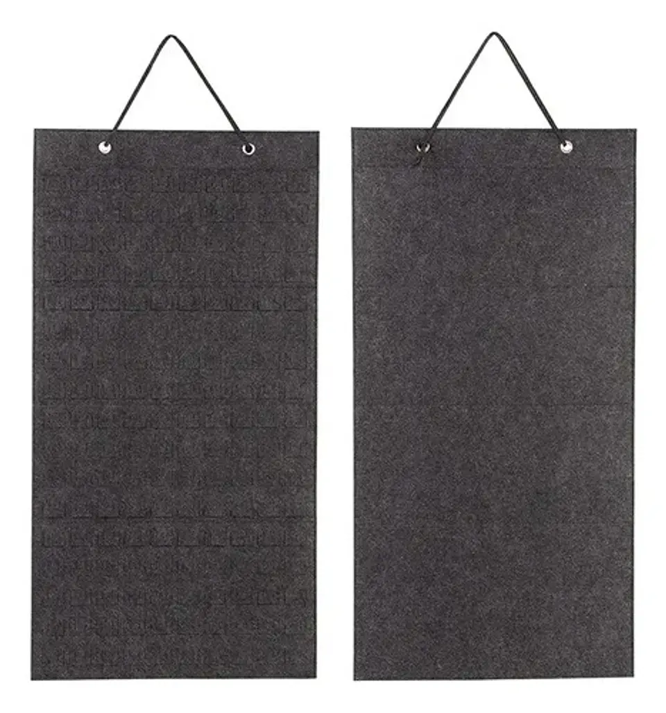 Organizador Exhibidor para 96 Pins Broches Metalicos Negro 1