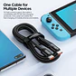Cable USB-C a USB-C Toocki 2m Pd 100w Carga Rápida Black B - Miniatura 5