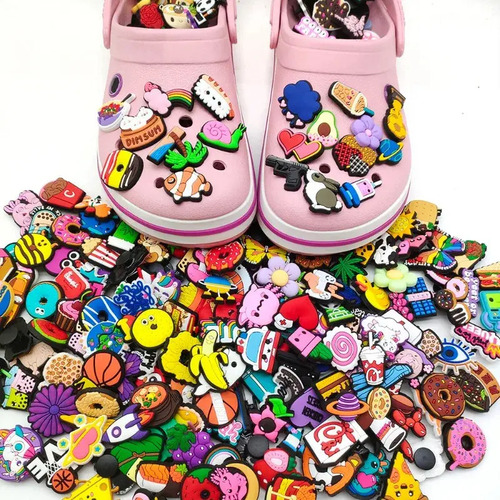 Pack 100 Charms Aleatorios Compatibles Con Crocs Sorpresa 9