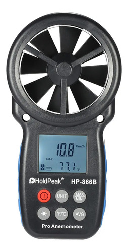 Anemómetro Medidor Velocidad Del Viento Holdpeak Hp-866b Pro 4