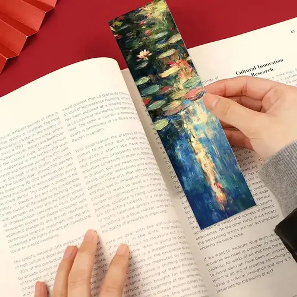 Set 32 Marcador de Página Pinturas De Óleo y Van Gogh Flores 5