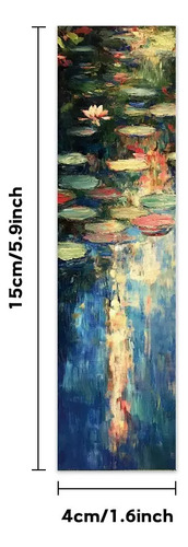 Set 32 Marcador De Página Pinturas De Óleo Y Van Gogh Flores 7