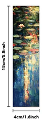 Set 32 Marcador de Página Pinturas De Óleo y Van Gogh Flores - Miniatura 7