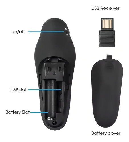 Presentador Diapositivas Puntero Ppt Powerpoint  | Dfast 10