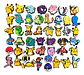 Set 47 Charms Compatibles con Crocs Bamers Pokemon Goma - Miniatura 1