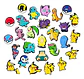 Set 47 Charms Compatibles con Crocs Bamers Pokemon Goma - Miniatura 2