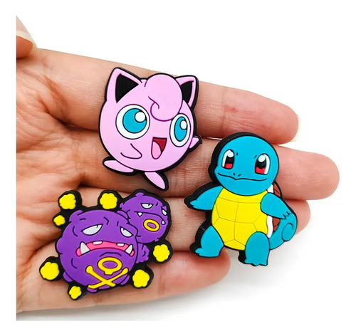 Set 47 Charms Compatibles Con Crocs Bamers Pokemon Goma 6