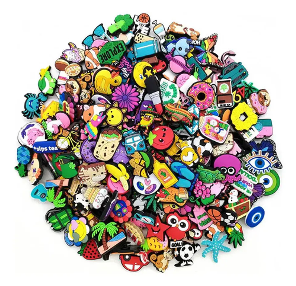 Pack 50 Charms Compatibles con Crocs Sorpresa Aleatorios 2
