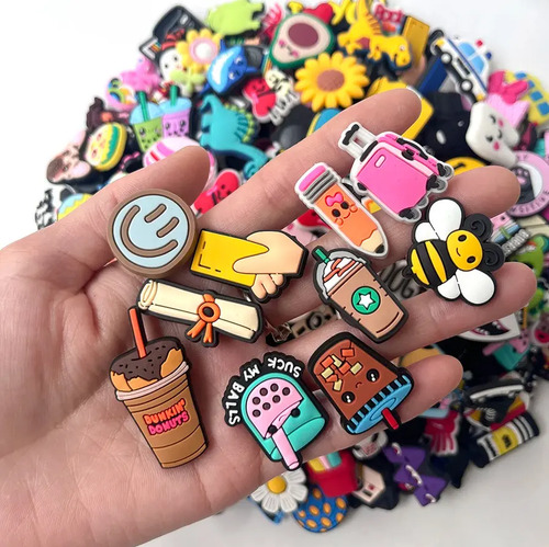 Pack 50 Charms Compatibles Con Crocs Sorpresa Aleatorios 6