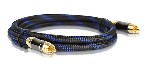 Cable RCA para Subwoofer de 2 Metros Blindado Audio HIFI 2m