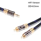 Cable 3.5mm a RCA Estéreo 1.5m Blindado Audio HIFI 150cm - Miniatura 2