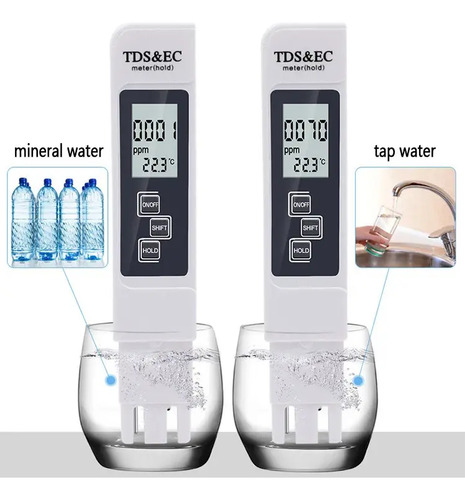 Medidor Tds Ec Conductividad Temperatura Calidad Agua 3 En 1 5